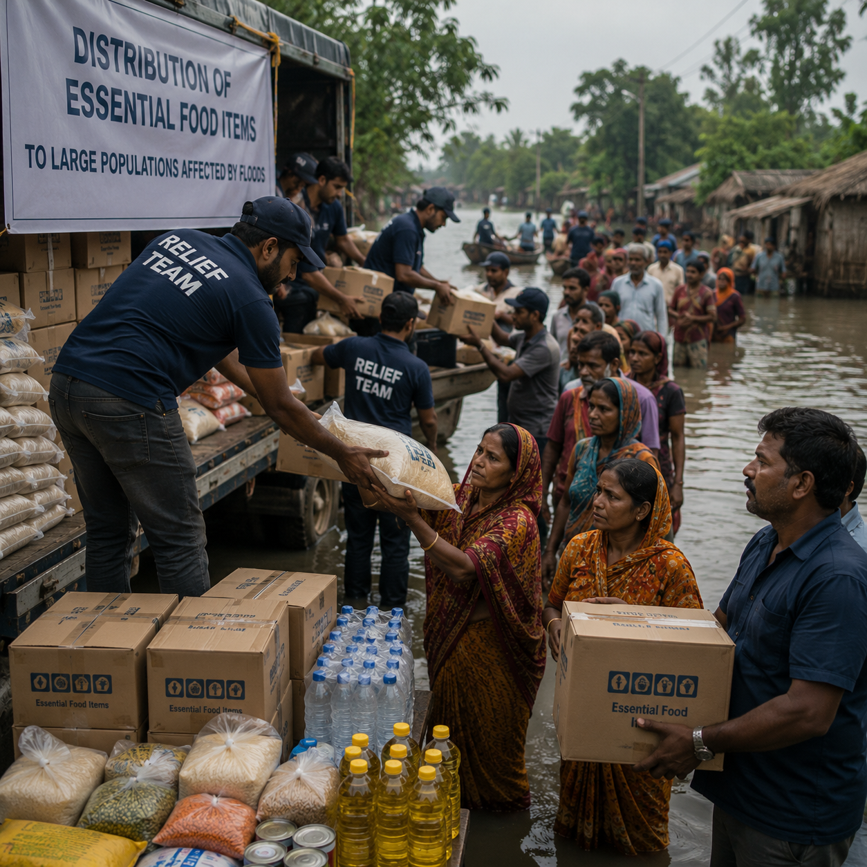 Humanitarian relief and emergency food assistance